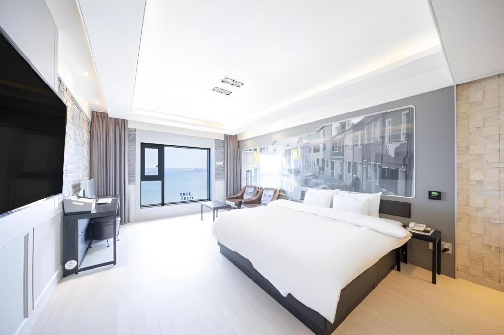 Pohang Hotel View Bagian luar foto