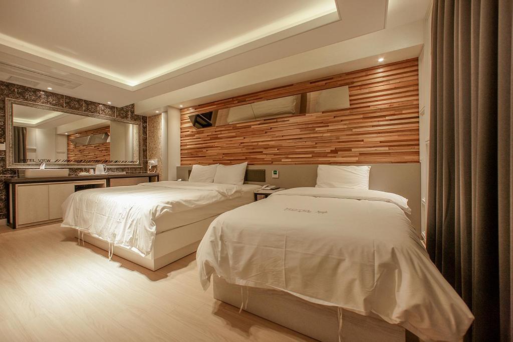 Pohang Hotel View Bagian luar foto