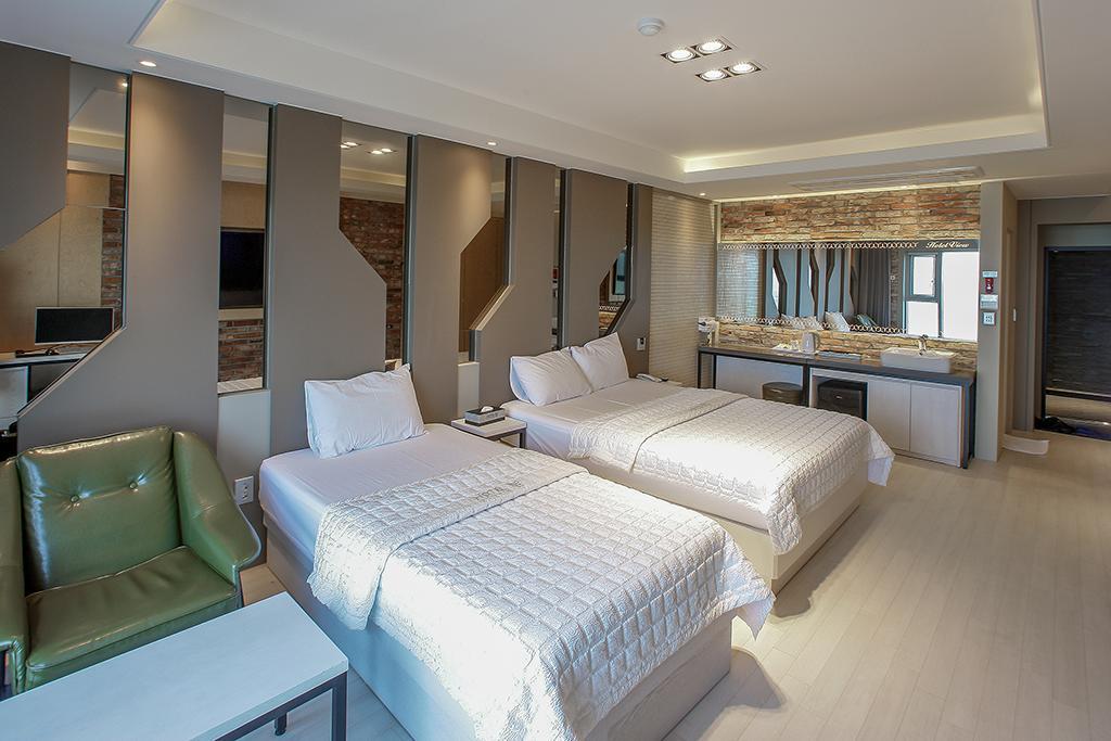 Pohang Hotel View Bagian luar foto