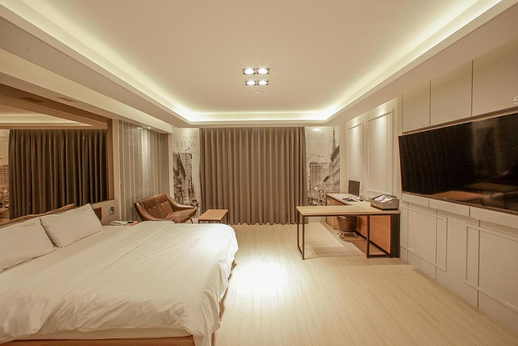 Pohang Hotel View Bagian luar foto