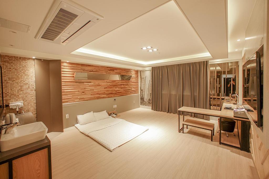 Pohang Hotel View Bagian luar foto
